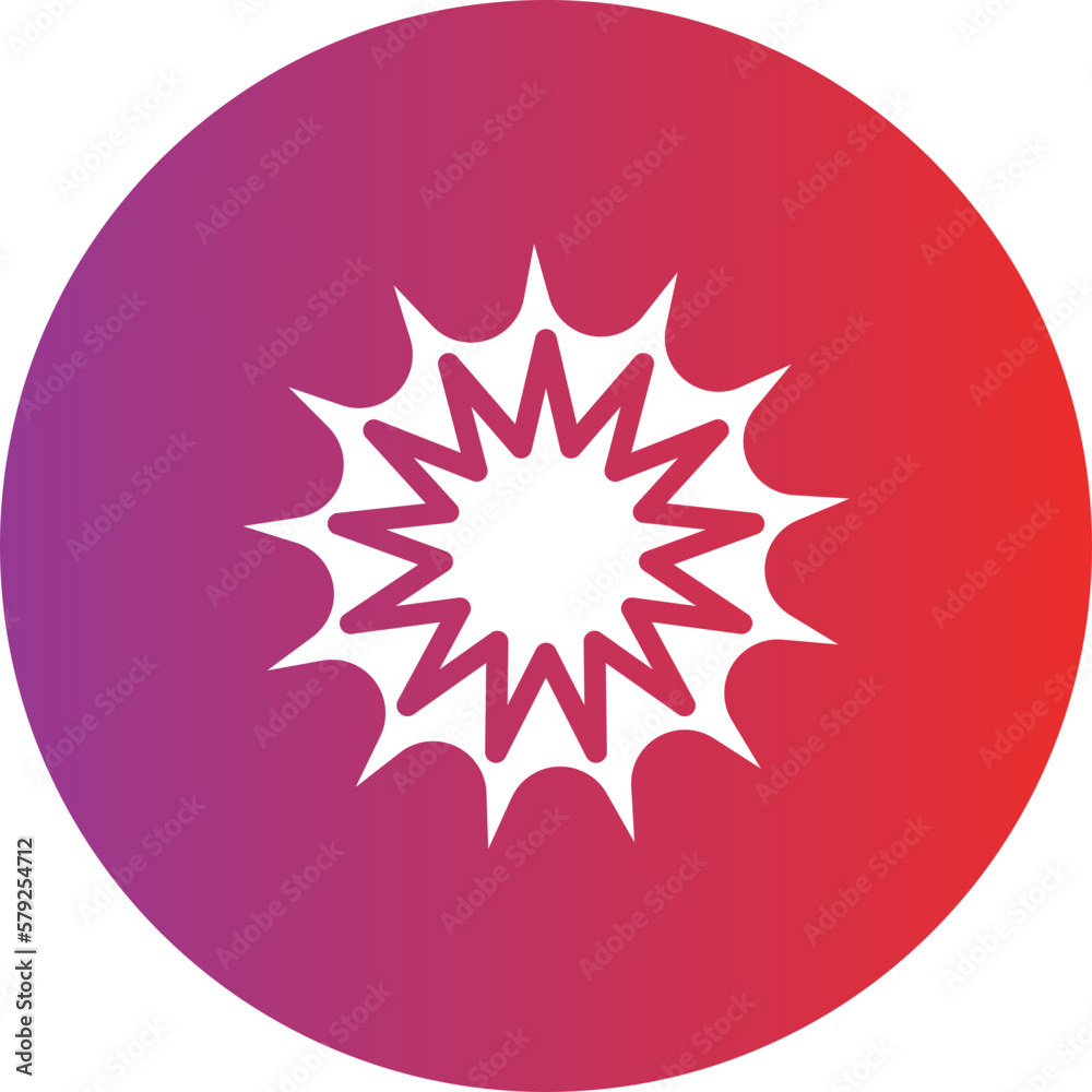Vector Design Explosion Icon Style Vector Design Explosion Icon Style