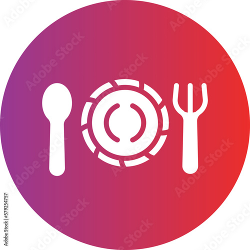 Vector Design Plate Icon Style