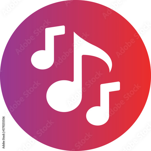 Vector Design Musical Note Icon Style