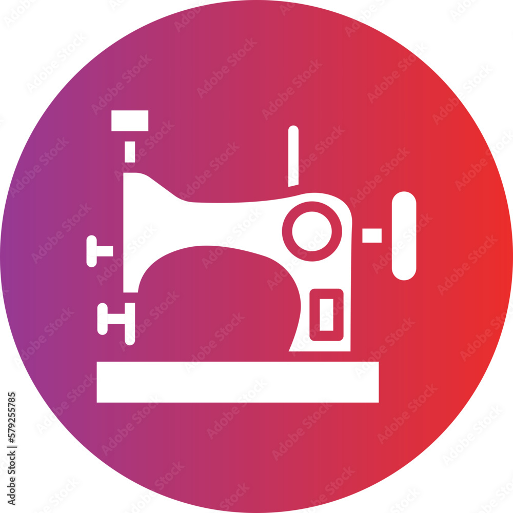 Vector Design Sewing Machine Icon Style Vector Design Sewing Machine Icon Style