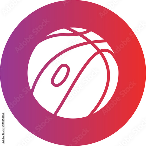Vector Design Basketball Icon Style