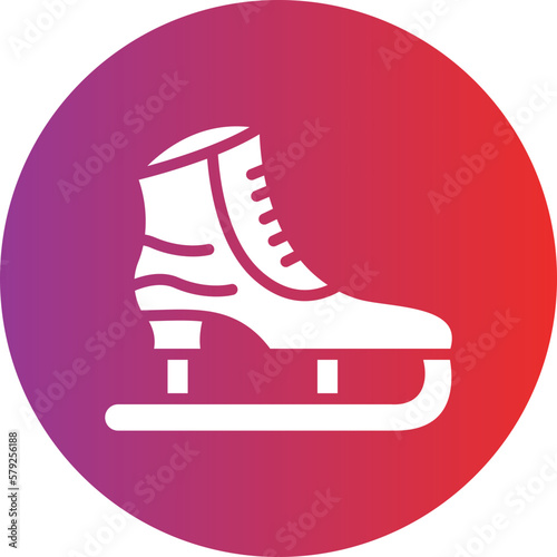 Vector Design Ice Skate Icon Style