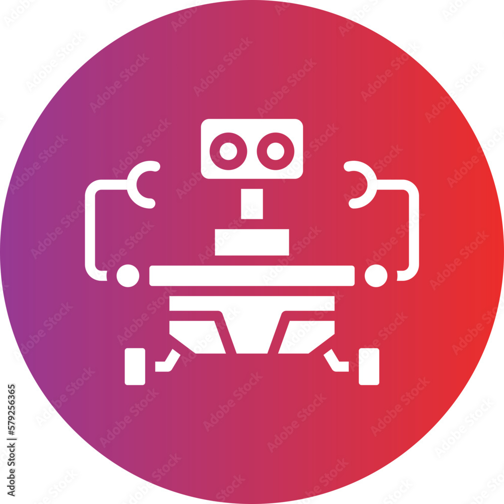 Vector Design Space Robot Icon Style Vector Design Space Robot Icon Style