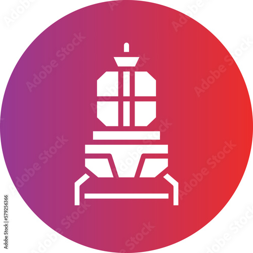 Vector Design Lander Icon Style