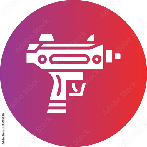 Vector Design Uzi Icon Style