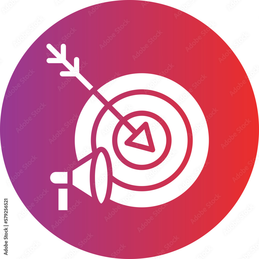 Vector Design Marketing Goal Icon Style Vector Design Marketing Goal Icon Style