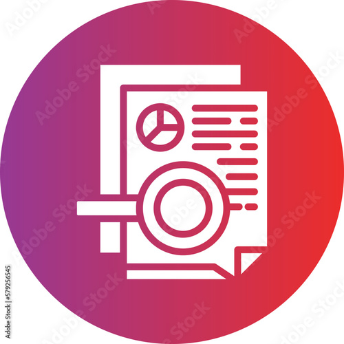 Vector Design Research Icon Style