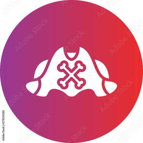 Vector Design Pirate Cap Icon Style