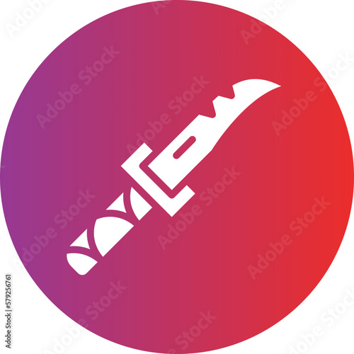 Vector Design Wild Knife Icon Style