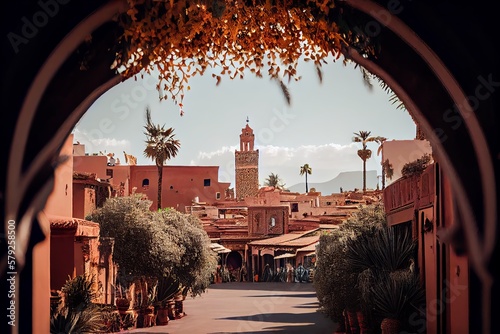 Tableau sur toile Exploring the Charm and Culture of Marrakesh, Morocco