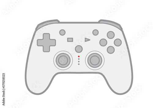 GAMING - VECTOR ILLUSTRATOR ON WHITE BACKGROUND - VECTOR_T003: 579258523