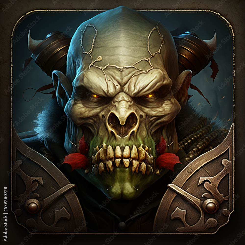 App icon for orc merchant extreme detail hyper realistic made with ...