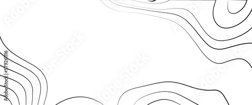Topographic map background geographic line map with elevation assignments, modern design with white background of the topographic map, vintage outdoors style, geographic abstract grid.