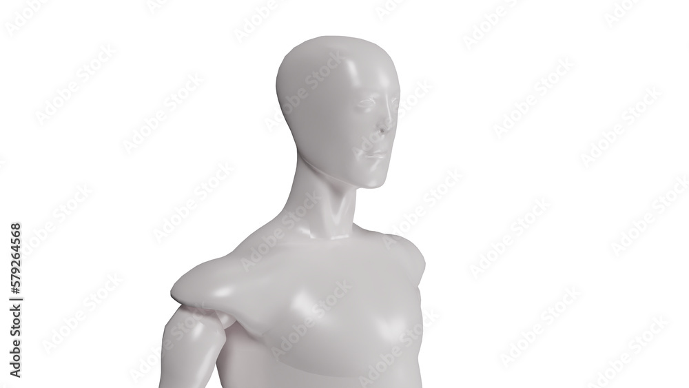 white cyborg or robot png,3d render white cyborg or robot png,3d render