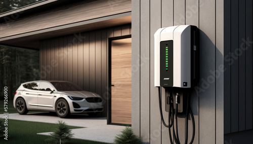 EV car and home charging st...