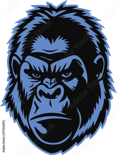 Gorilla Head Logo photo