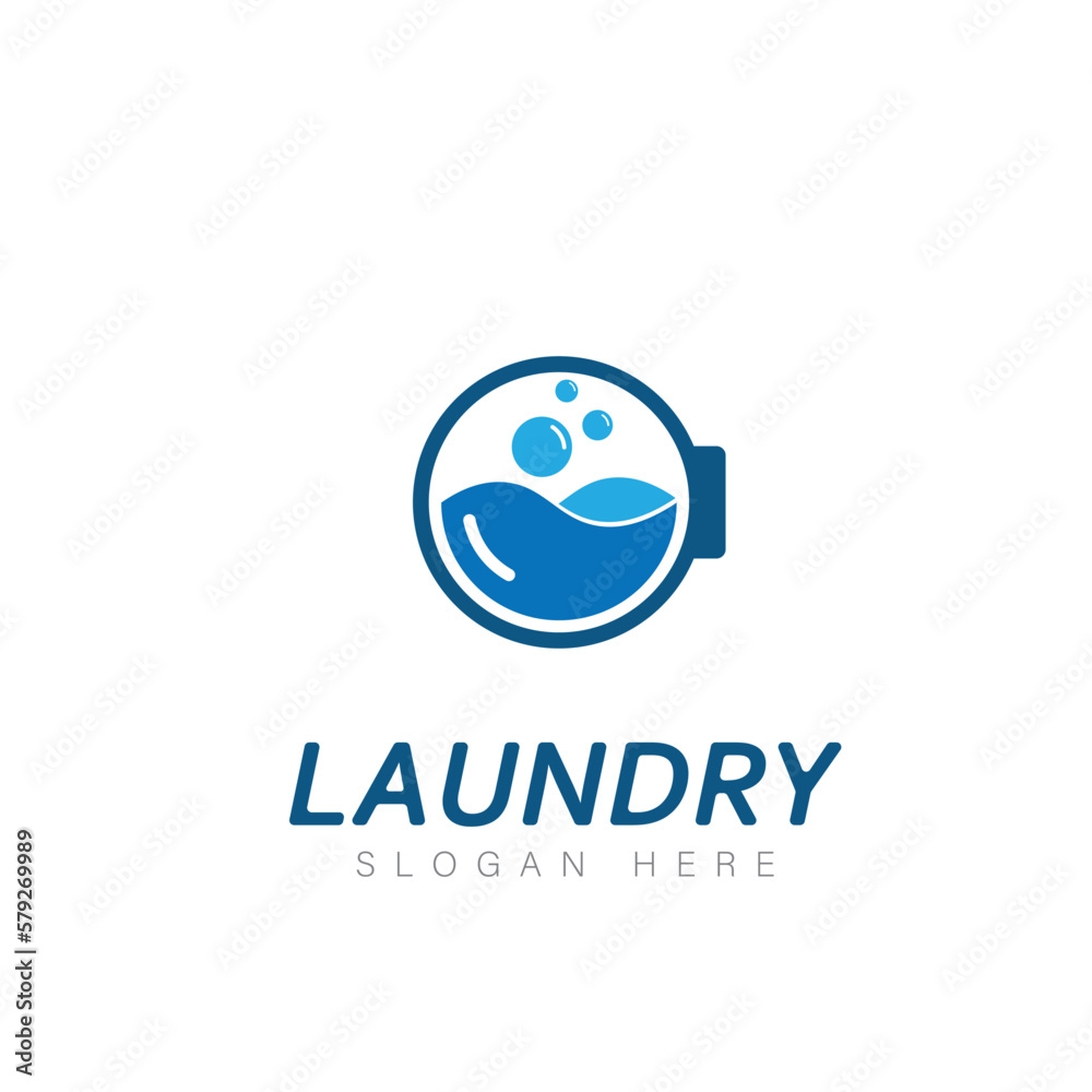 logo design laundry icon washing machine with bubbles for business clothes wash cleans modern template logo design laundry icon washing machine with bubbles for business clothes wash cleans modern template
