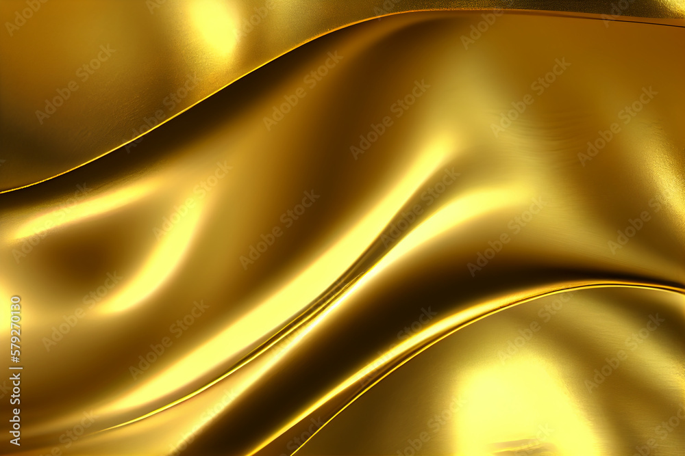 Fototapeta premium abstract golden background. generative ai