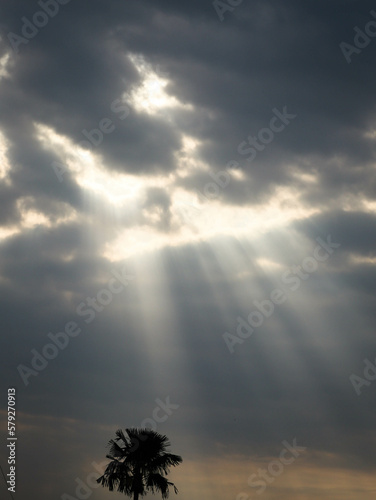 sunbeam through the dark cloud © Abdul Rahman