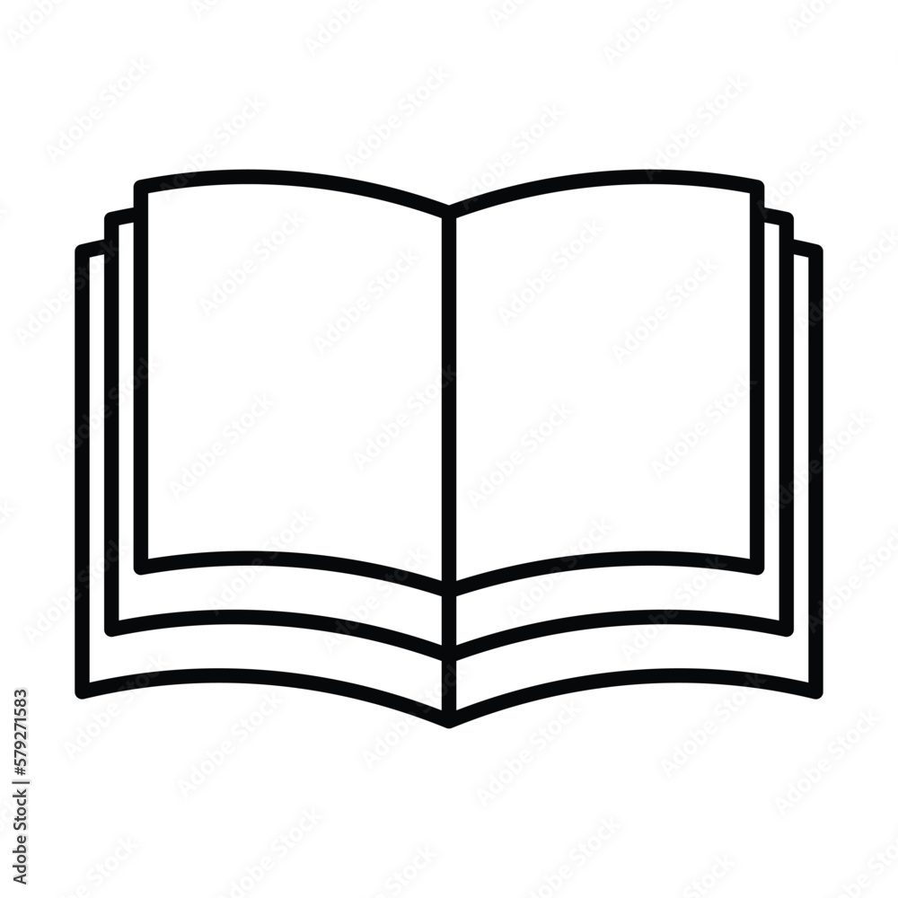 book icon, page vector, read illustration book icon, page vector, read illustration