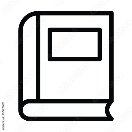book icon, page vector, read illustration