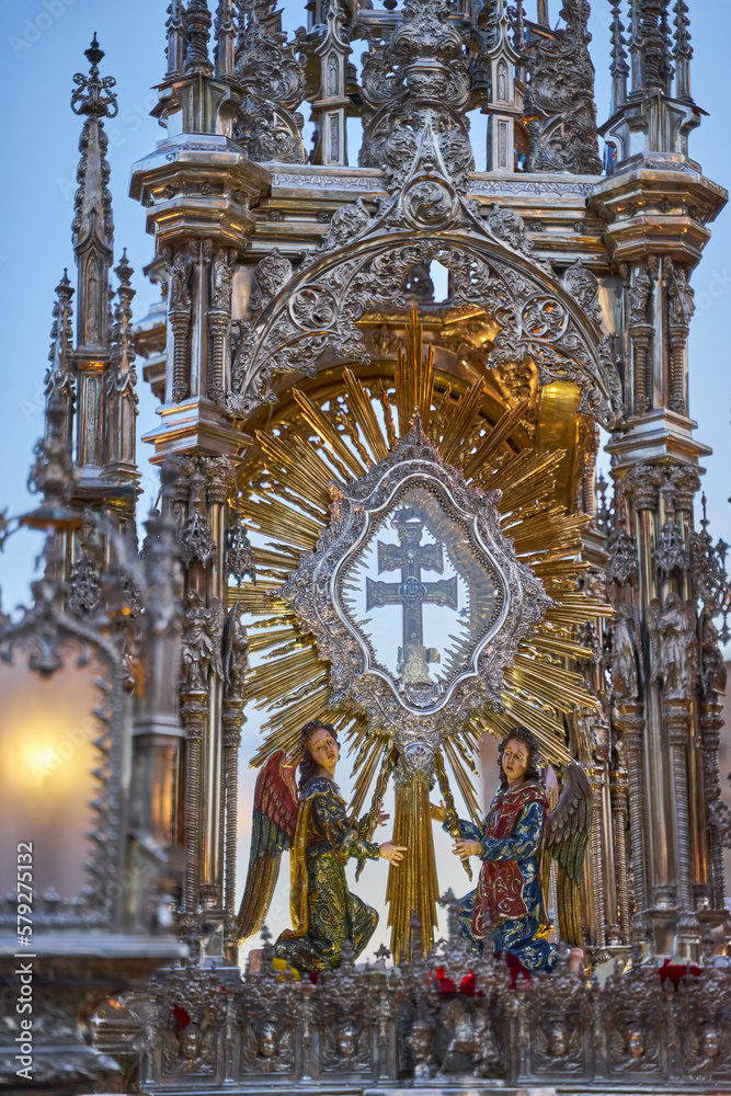 Fototapeta premium wine horse festivals, in caravaca de la cruz murcia, spain