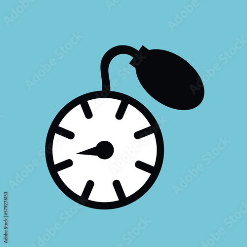 Manual tonometer icon design, vector illustration graphic flat style