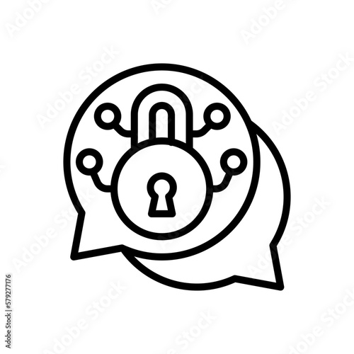 Pin Code Vector illustration icon