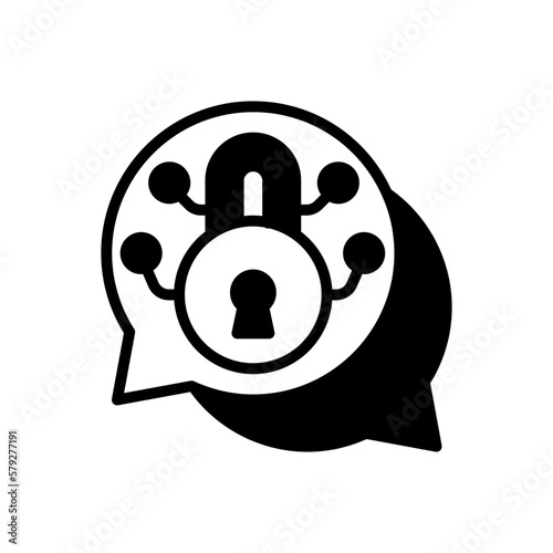 Pin Code Vector illustration icon