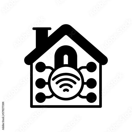 Home Network Vector illustration icon