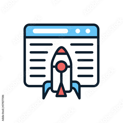 Ddos Attack Vector illustration icon