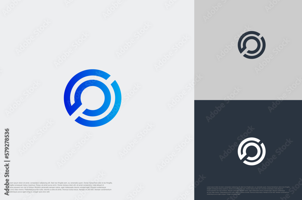 circle design elements abstract company logo vector template circle design elements abstract company logo vector template