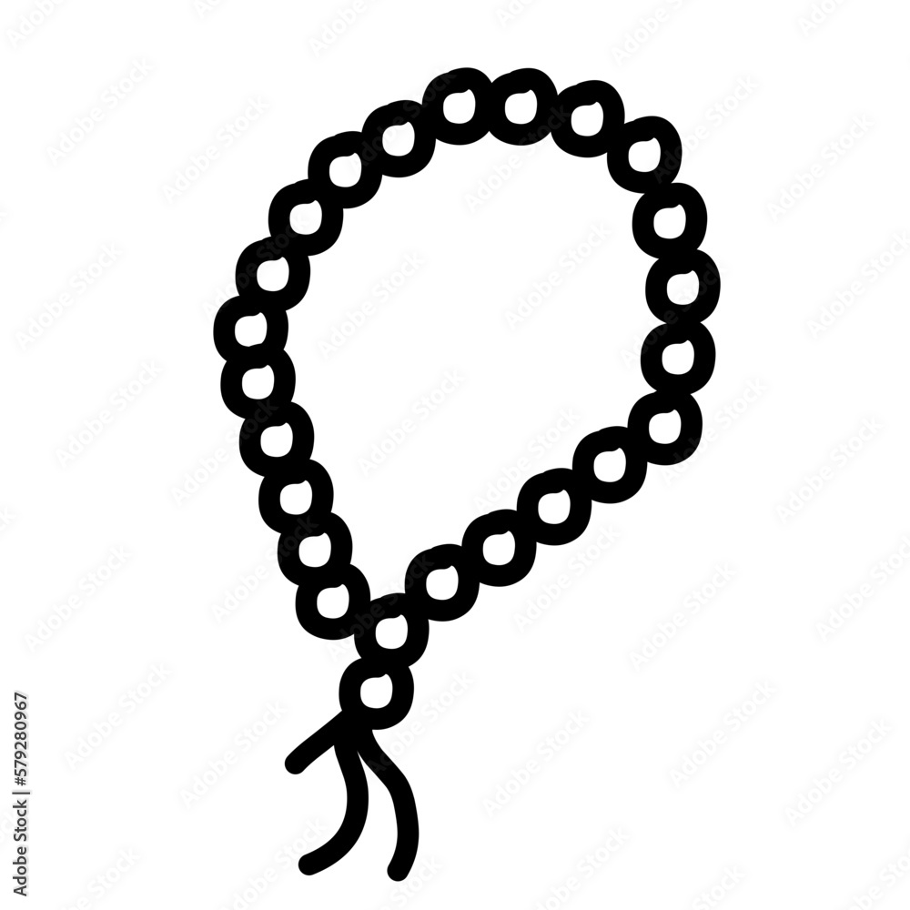 Obraz premium Eid Mubarak Doodle Icon