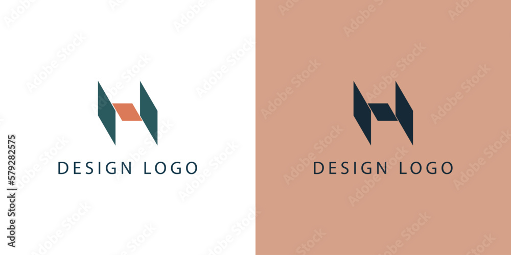 Modern Initial H Letter Logo. With Multiple Backgrounds Can Be Used for Business Logos and Branding. Flat Vector Logo Design Template Elements. Modern Initial H Letter Logo. With Multiple Backgrounds Can Be Used for Business Logos and Branding. Flat Vector Logo Design Template Elements.