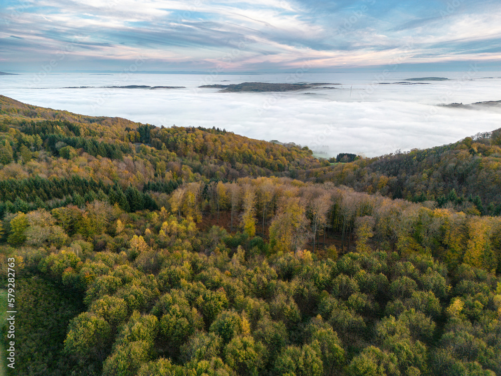 Obraz premium Nebelmeer im Herbst