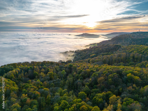 Nebelmeer im Herbst