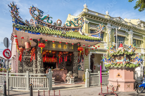 View at the Chinese Taoist Temple Yap Kongsi at Armenian place in George town , Penang,Malaysia