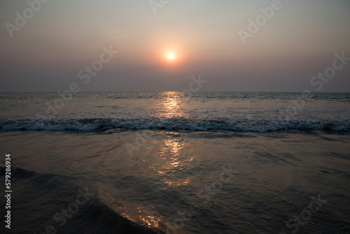 Sunset on the beach