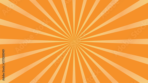 orange sun rays background