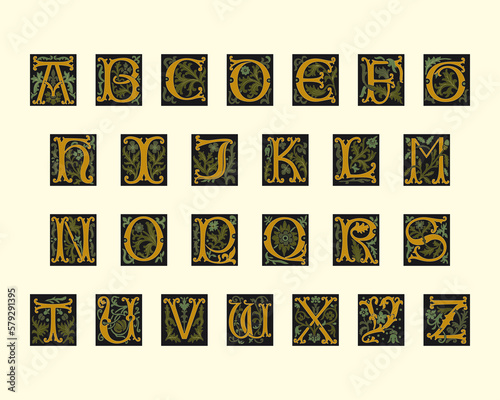 alphabet of early 16th century