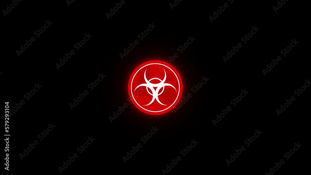 Glowing neon line Exclamation mark in icon isolated on black background. Hazard warning sign, careful, attention, danger warning important. 4K Video motion graphic animation. Glowing neon line Exclamation mark in icon isolated on black background. Hazard warning sign, careful, attention, danger warning important. 4K Video motion graphic animation.
