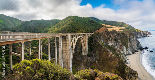 The Bixby Caynon Bridge at Big Sur
