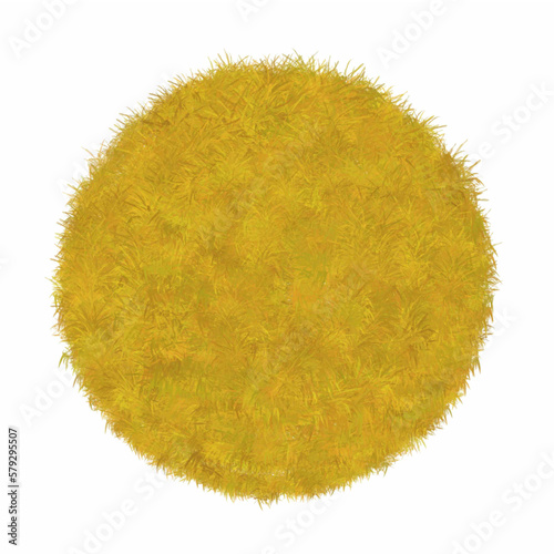 yellow grass ball geometric shapes,triangle blue,circle red,square green,circle yellow,brown rhombus,red rectangle