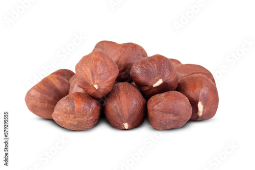 Wallpaper Mural Hazelnut kernels isolated on a transparent background with shadow. Torontodigital.ca
