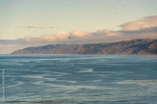 Clouds Over the Mountains at Big Sur