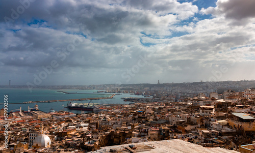 Casbah Of Algiers. Narrow streets of old city