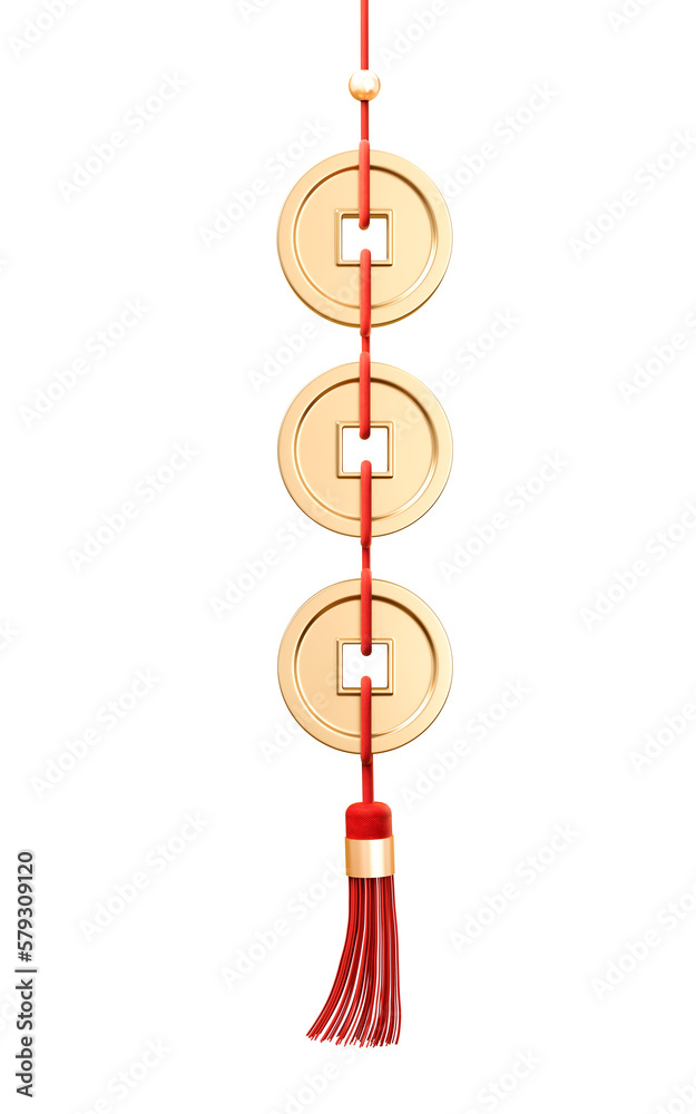 3D cartoon style Chinese coins, 3d rendering. 3D cartoon style Chinese coins, 3d rendering.