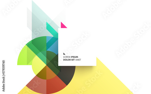 Free Download Art composition of flat colorful vector shapes. Abstract transparency geometrical background. Cover design template for presentation, corporate cover document, banner, flyer, poster, brochure. - GFXLoad