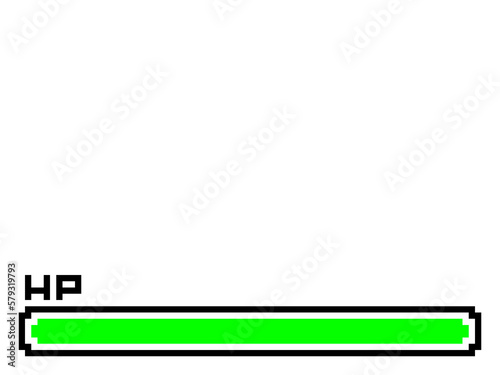 HPのゲームコマンド風フレーム