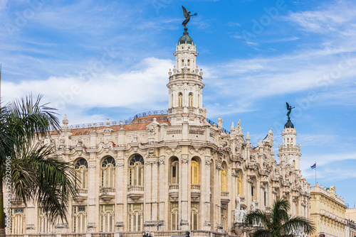Photography The classic architecture of Inglaterra Hotel in Havana, Cuba
